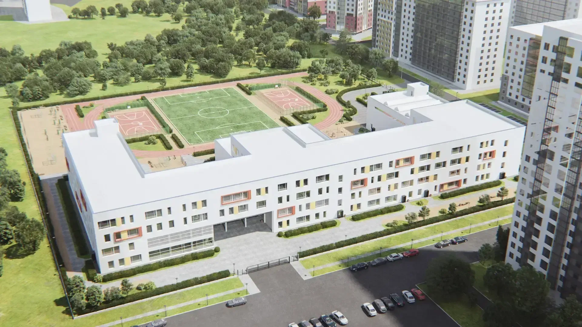 Школа на 1100 учеников изображение 1